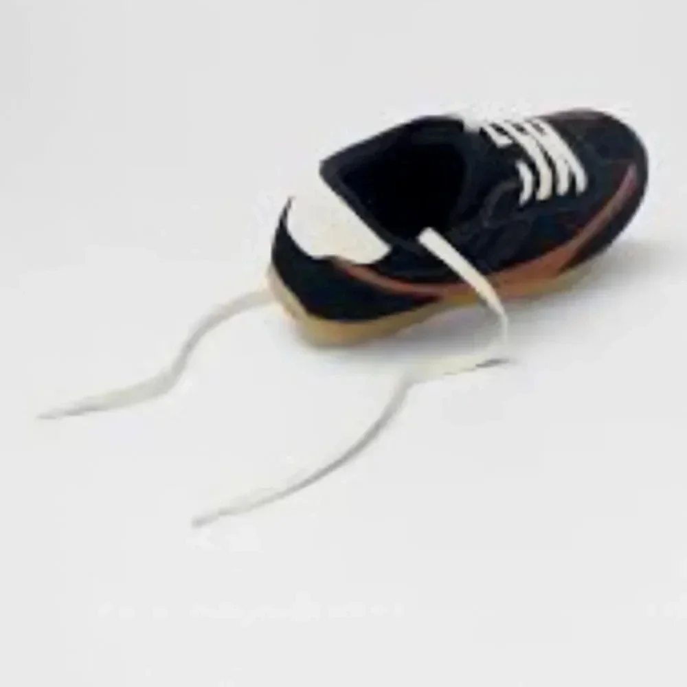 ZARA Kids | Black | RETRO LEATHER SNEAKERS